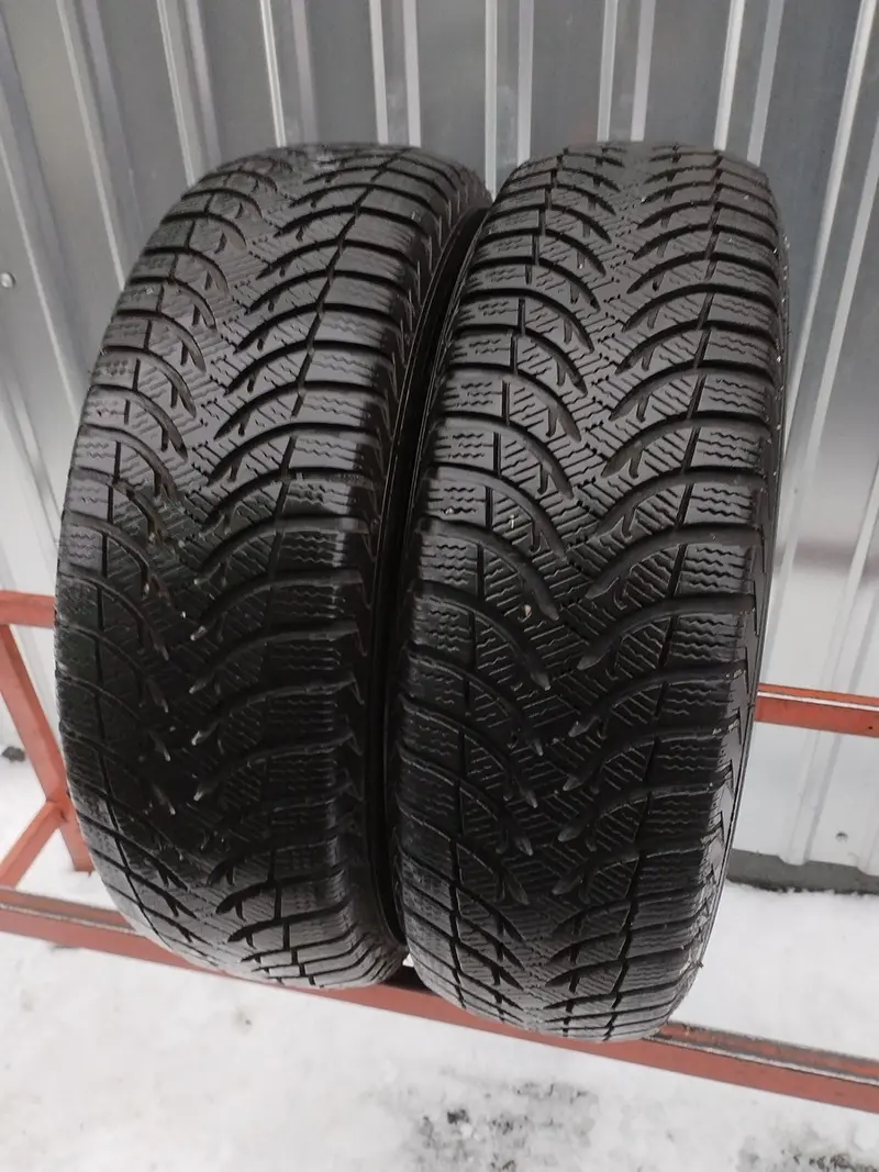 Пара б/у шин 175/65 R15 Michelin Alpin A4