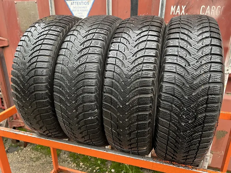 Комплект б/у шин 175/65 R15 Michelin Alpin A4, фото 1