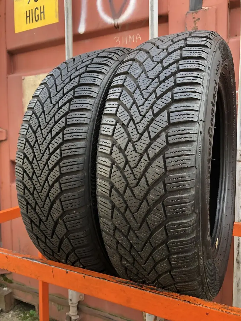 Пара б/у шин 185/60 R15 Continental ContiWinterContact TS 850