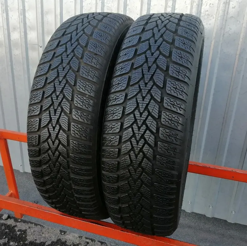 Пара б/у шин 185/60 R15 Dunlop SP Winter Response 2