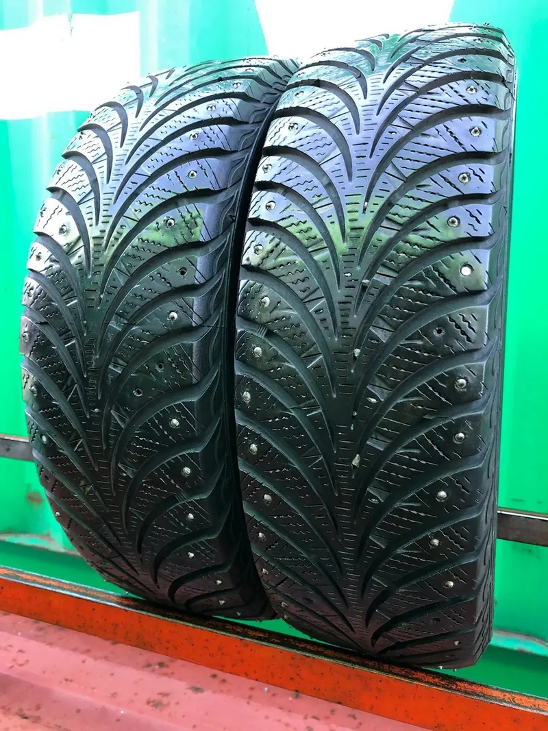 Пара б/у шин 185/60 R15 Sava Eskimo Stud