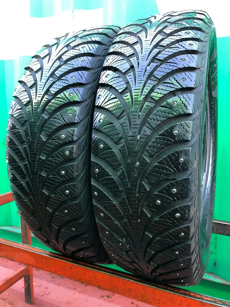 Пара б/у шин 185/60 R15 Sava Eskimo Stud