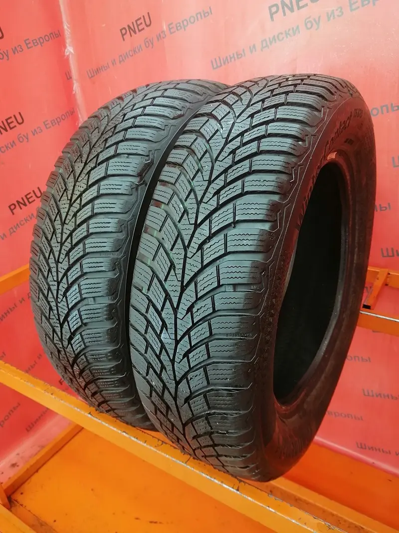 Пара б/у шин 185/65 R15 Continental ContiWinterContact TS 870
