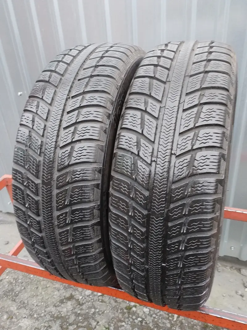 Пара б/у шин 185/65 R15 Michelin Alpin A3