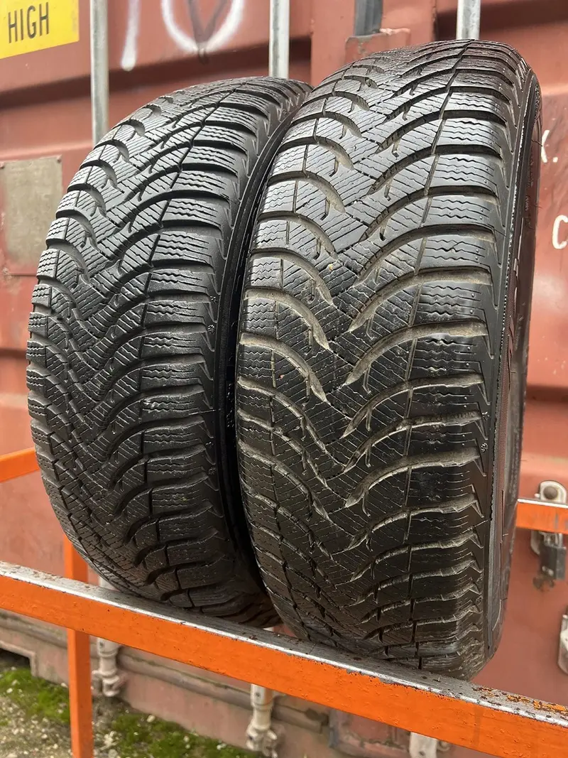 Пара б/у шин 185/65 R15 Michelin Alpin A4, фото 1