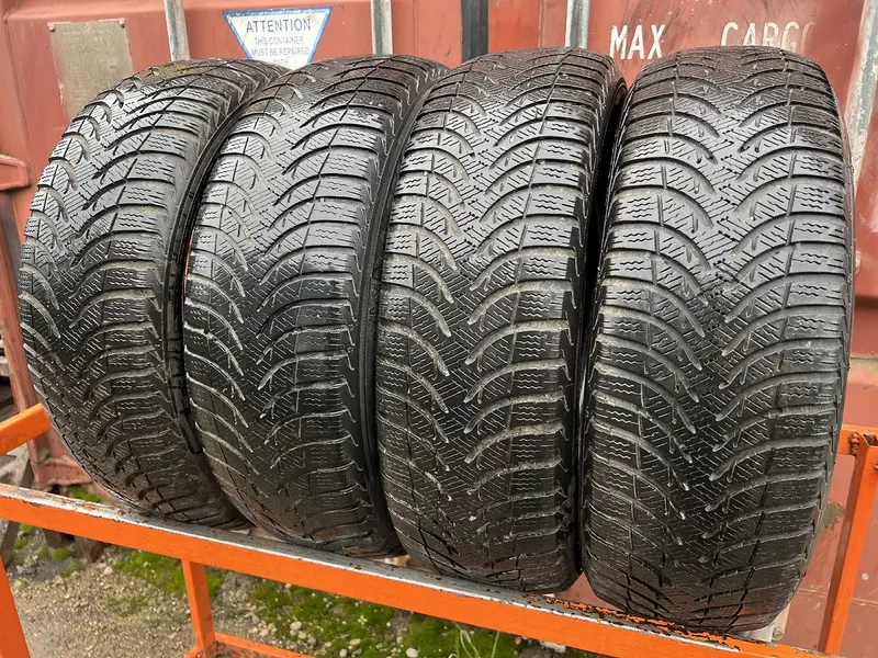 Комплект б/у шин 185/65 R15 Michelin Alpin A4, фото 1