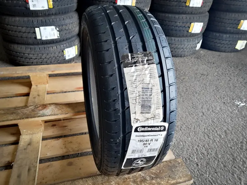Новая шина 195/45 R16 Continental ContiSportContact 3, фото 1