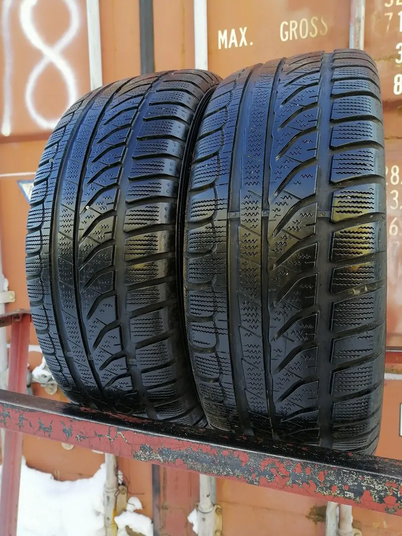 Пара б/у шин 195/50 R15 Dunlop SP Winter Response, фото 1