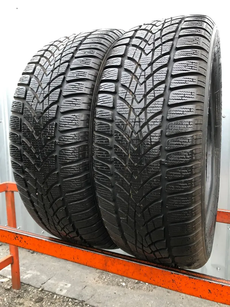 Пара б/у шин 195/55 R15 Dunlop SP Winter Sport 4D