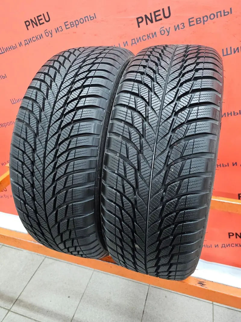 Пара б/у шин 195/55 R16 Bridgestone Blizzak LM-001