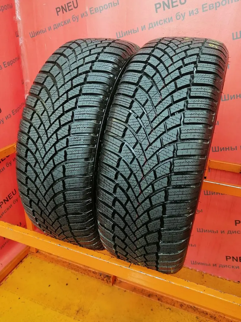 Пара б/у шин 195/55 R16 Bridgestone Blizzak LM-005
