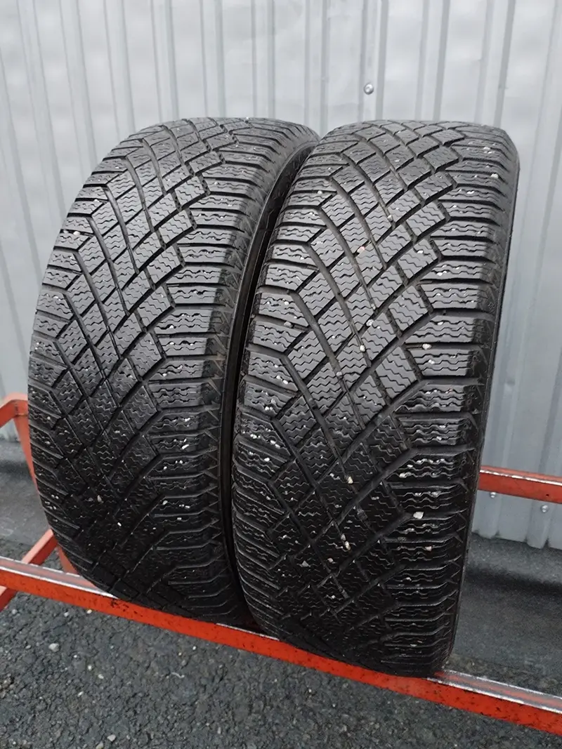 Пара б/у шин 195/55 R16 Continental ContiVikingContact 7