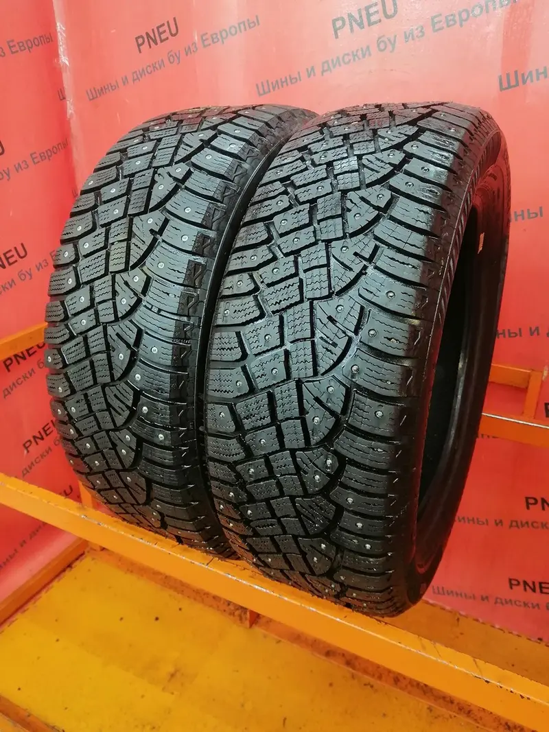 Пара б/у шин 195/55 R16 Continental IceContact 2, фото 1