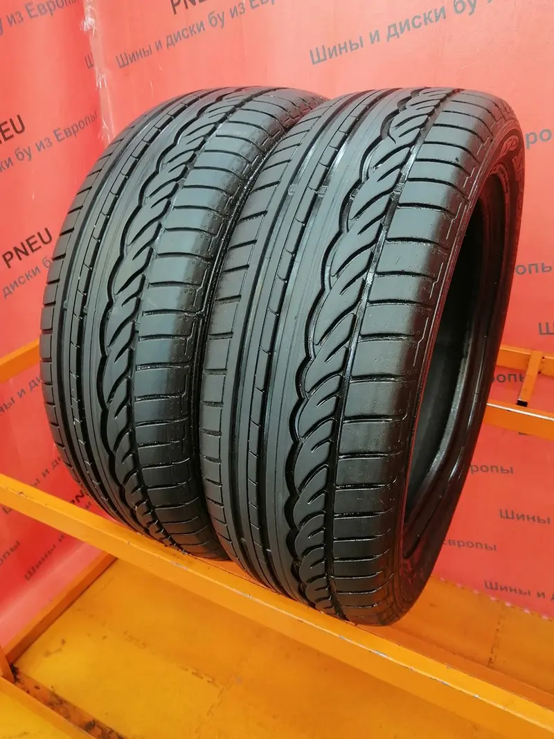 Пара б/у шин 195/55 R16 Dunlop SP Sport 01