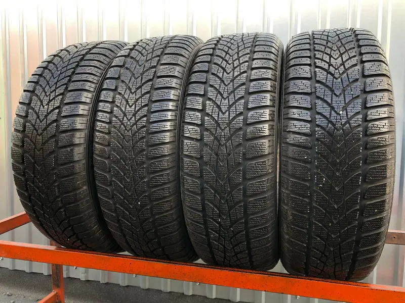 Комплект б/у шин 195/55 R16 Dunlop SP Winter Sport 4D