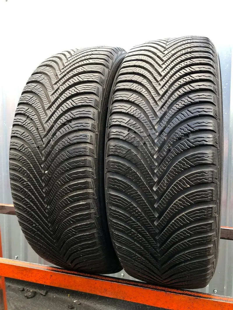 Пара б/у шин 195/55 R16 Michelin Alpin 5