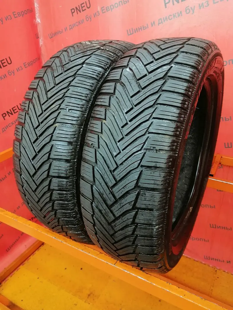 Пара б/у шин 195/55 R16 Michelin Alpin 6