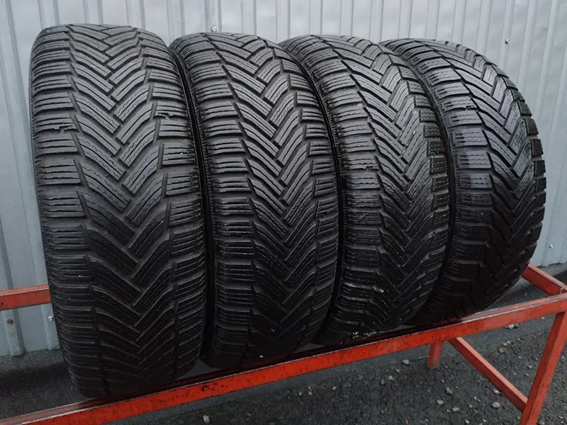 Комплект б/у шин 195/55 R16 Michelin Alpin 6