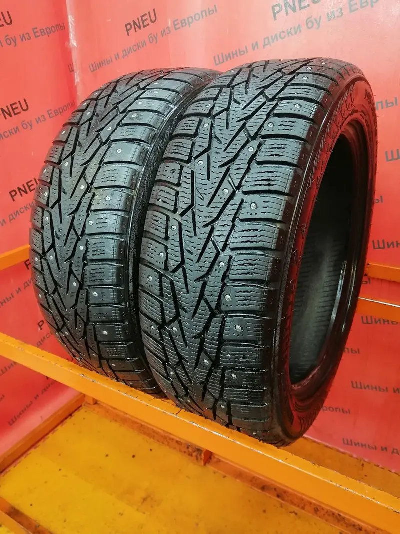 Пара б/у шин 195/55 R16 Nokian Hakkapeliitta 7