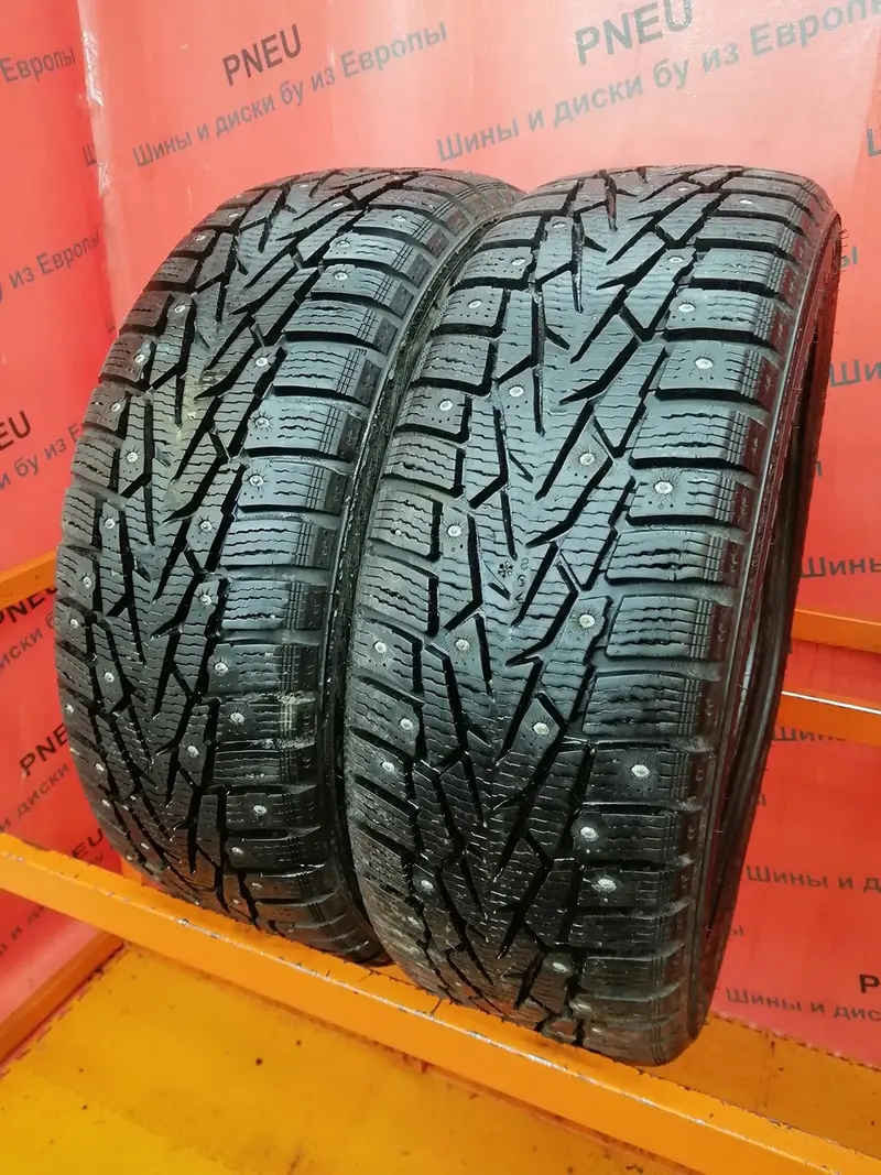 Пара б/у шин 195/55 R16 Nokian Hakkapeliitta 7