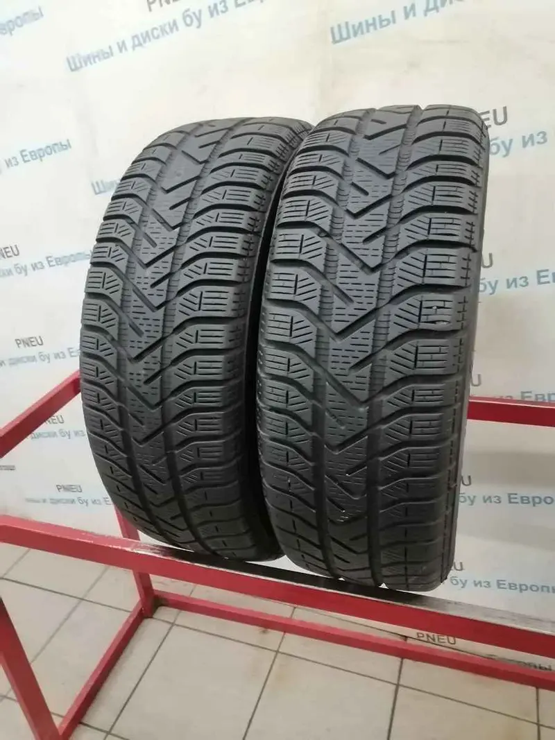 Пара б/у шин 195/55 R16 Pirelli Winter 210 Snowcontrol 3