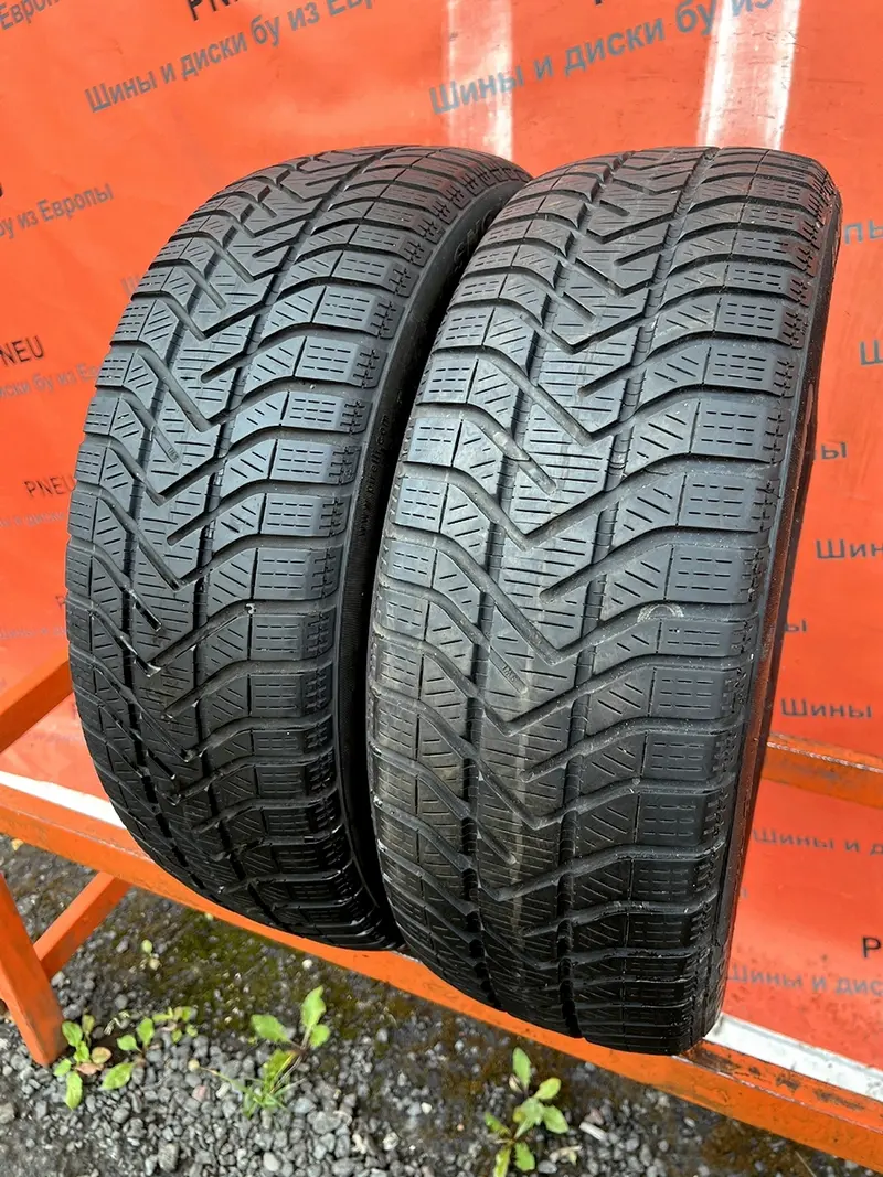 Пара б/у шин 195/55 R17 Pirelli Winter 210 Snowcontrol 3