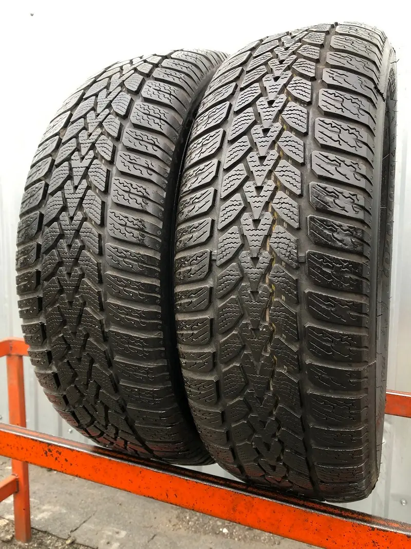 Пара б/у шин 195/60 R15 Dunlop SP Winter Response 2