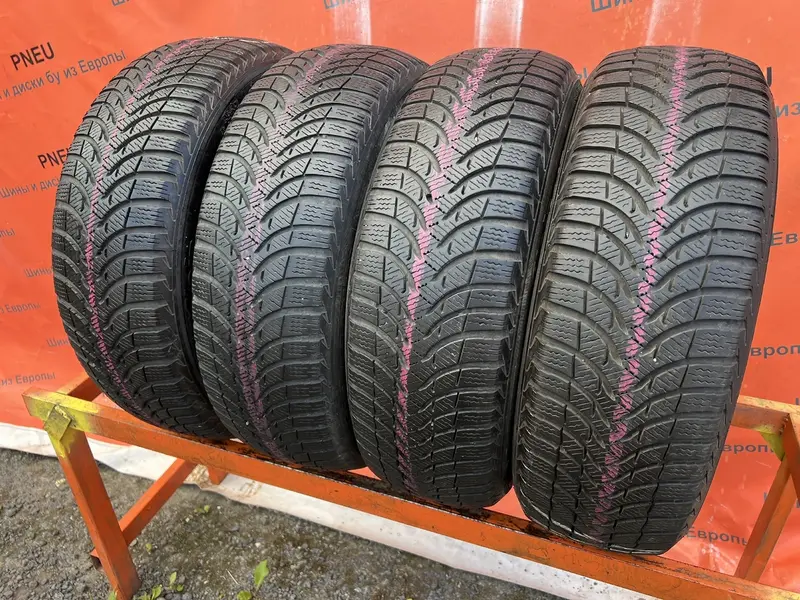 Комплект б/у шин 195/60 R15 Michelin Alpin A4