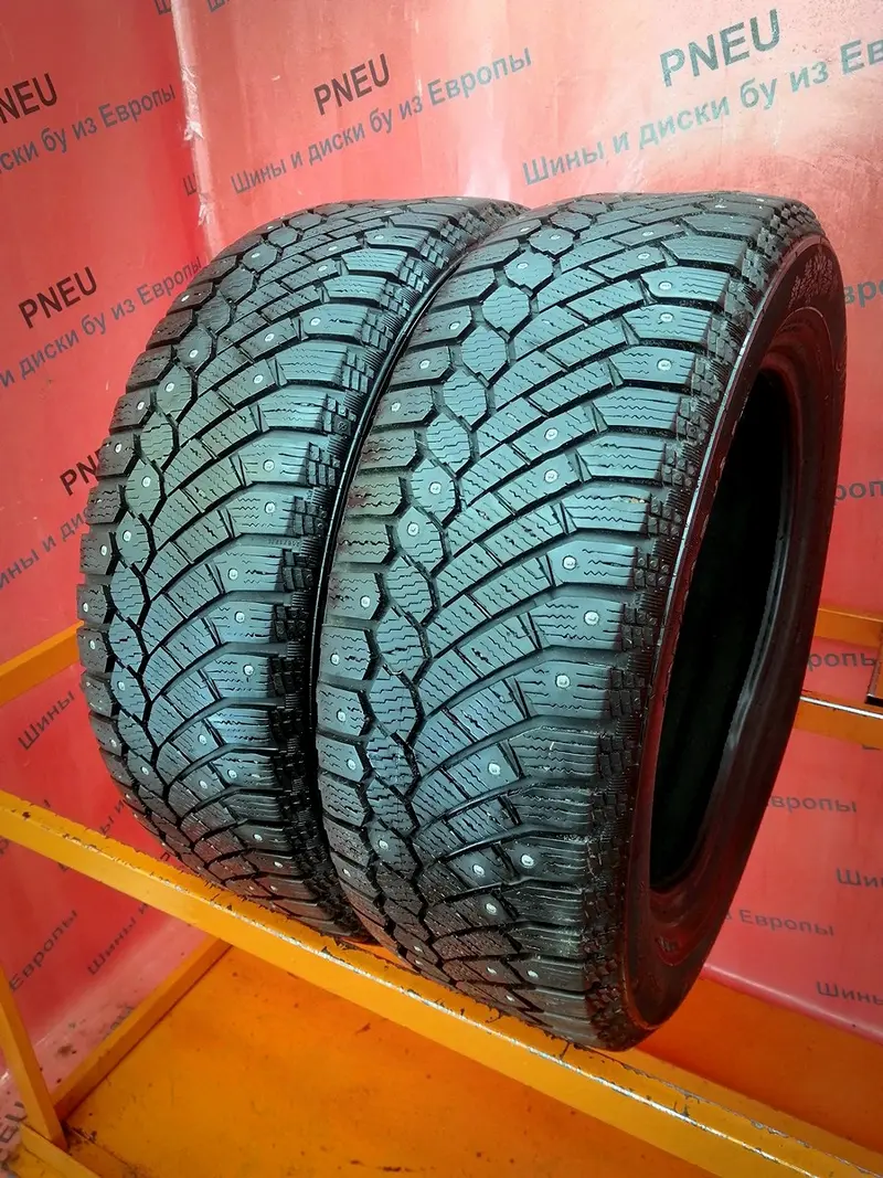 Пара б/у шин 195/60 R16 Continental ContiIceContact
