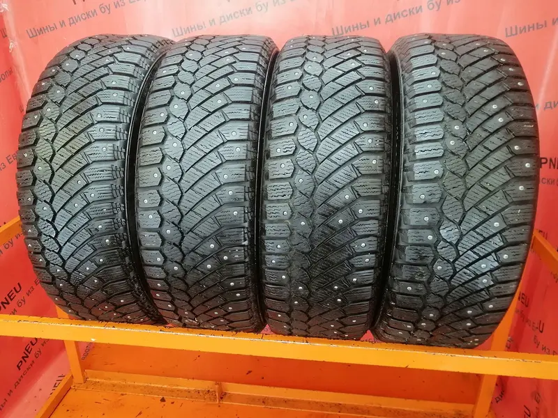 Комплект б/у шин 195/60 R16 Continental ContiIceContact