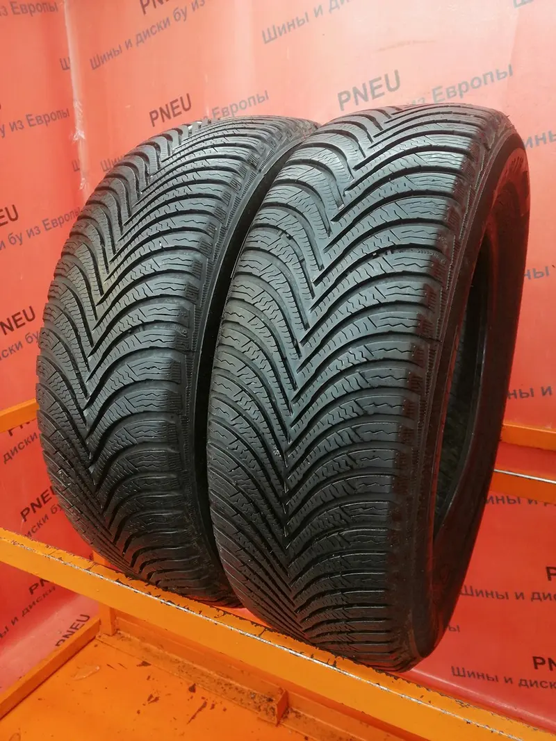 Пара б/у шин 195/60 R16 Michelin Alpin 5, фото 1