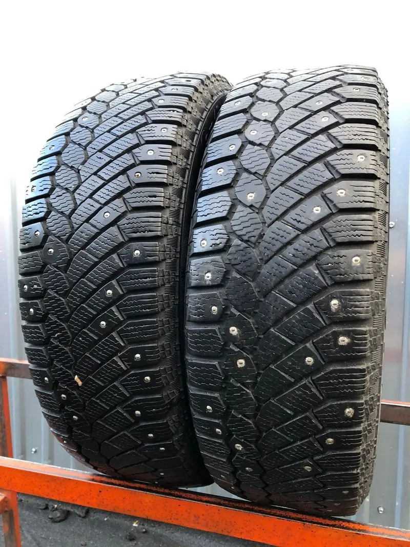 Пара б/у шин 195/65 R15 Continental ContiIceContact