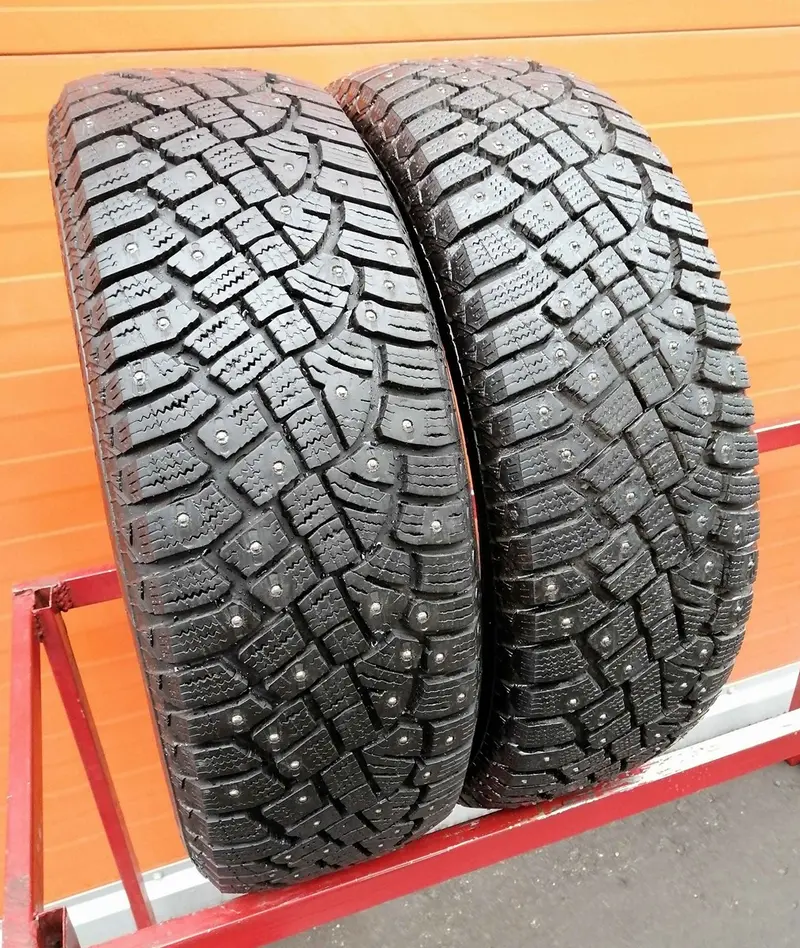 Пара б/у шин 195/65 R15 Continental IceContact 2