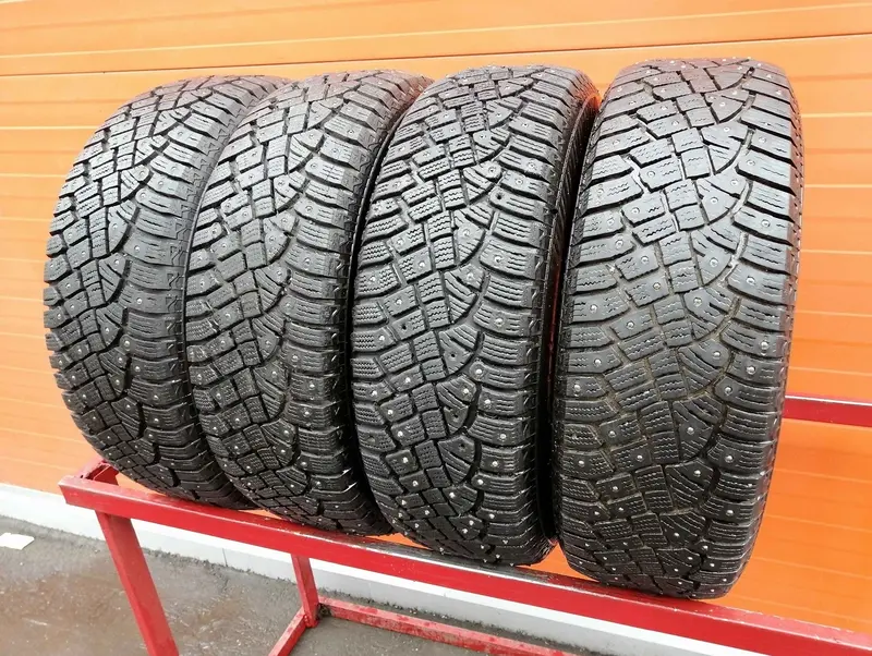 Комплект б/у шин 195/65 R15 Continental IceContact 2, фото 1