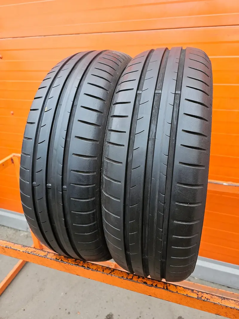 Пара б/у шин 195/65 R15 Dunlop SP Sport BluResponse