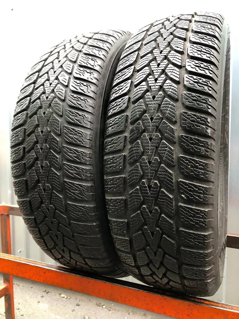 Пара б/у шин 195/65 R15 Dunlop SP Winter Response 2