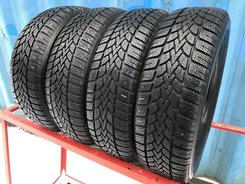 Комплект б/у шин 195/65 R15 Dunlop SP Winter Response 2, фото 1