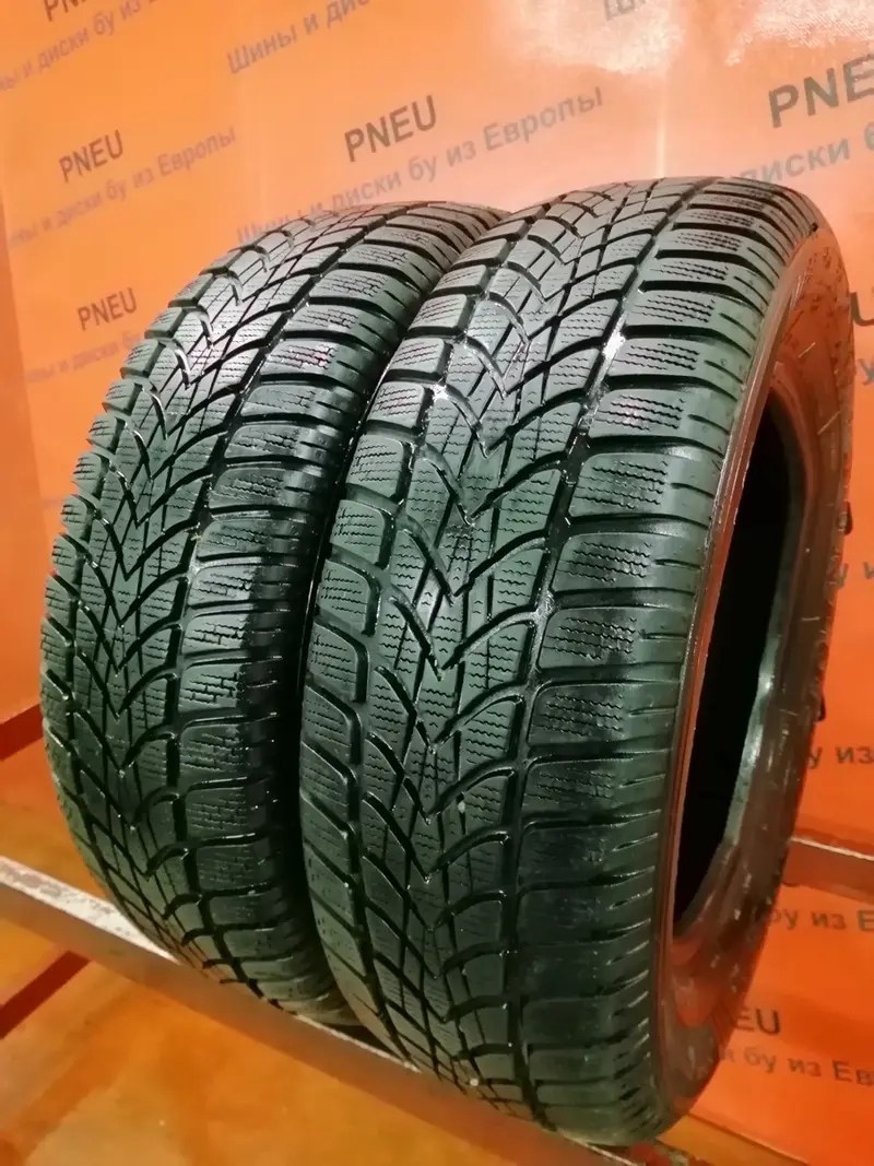Пара б/у шин 195/65 R15 Dunlop SP Winter Sport 4D