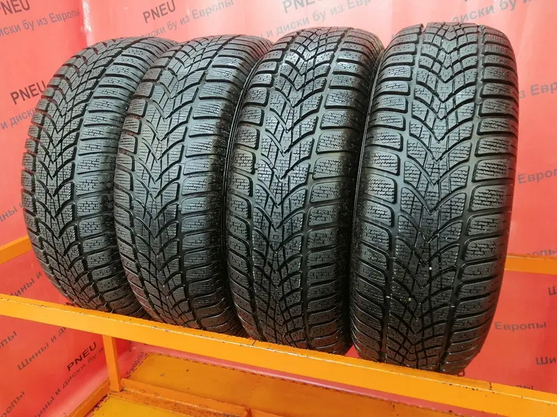Комплект б/у шин 195/65 R15 Dunlop SP Winter Sport 4D