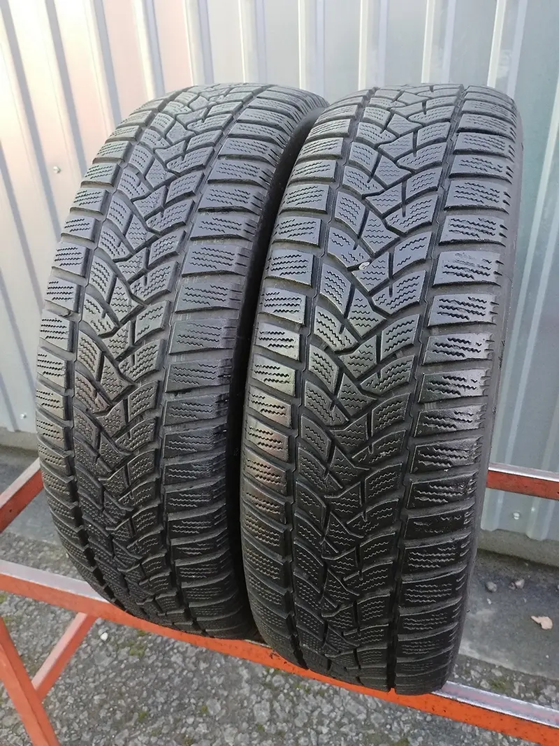 Пара б/у шин 195/65 R15 Dunlop Winter Sport 5