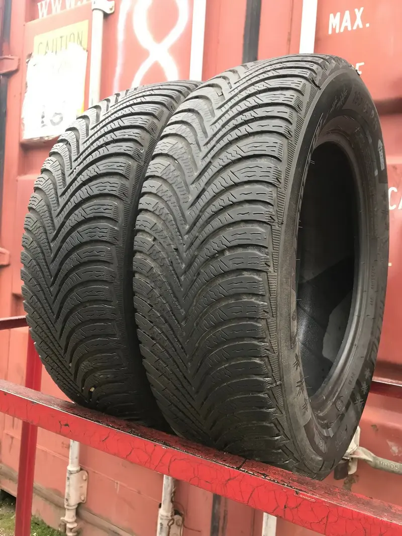 Пара б/у шин 195/65 R15 Michelin Alpin 5