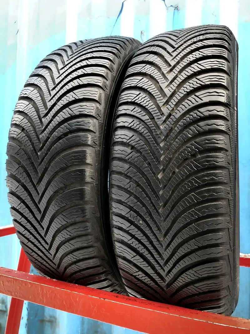 Пара б/у шин 195/65 R15 Michelin Alpin 5, фото 1
