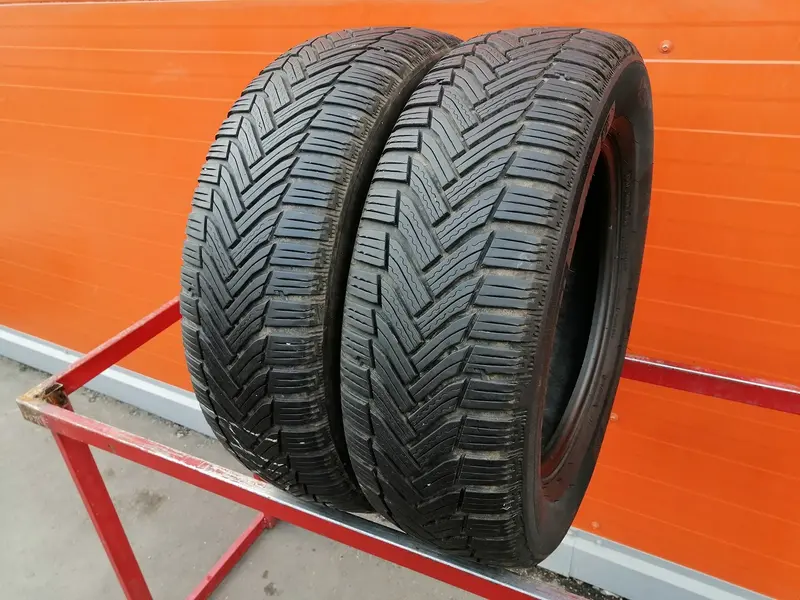 Пара б/у шин 195/65 R15 Michelin Alpin 6