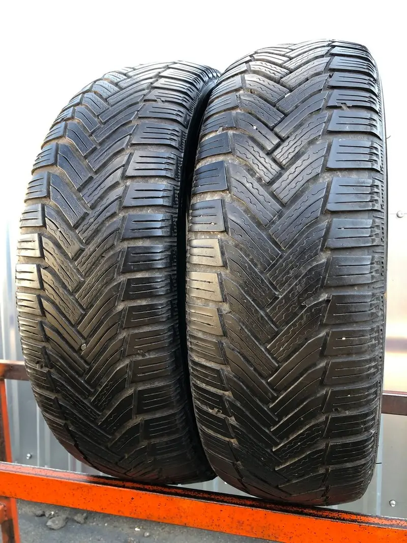 Пара б/у шин 195/65 R15 Michelin Alpin 6