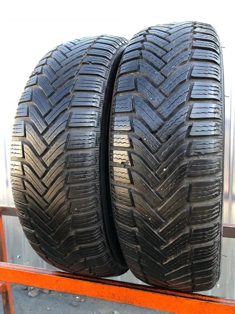 Пара б/у шин 195/65 R15 Michelin Alpin 6