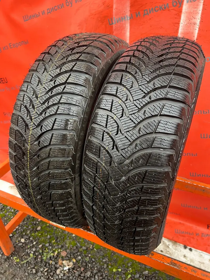 Пара б/у шин 195/65 R15 Michelin Alpin A4