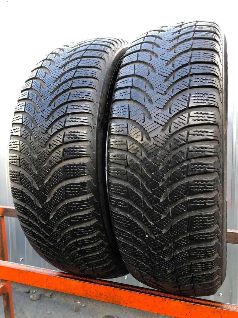 Пара б/у шин 195/65 R15 Michelin Alpin A4