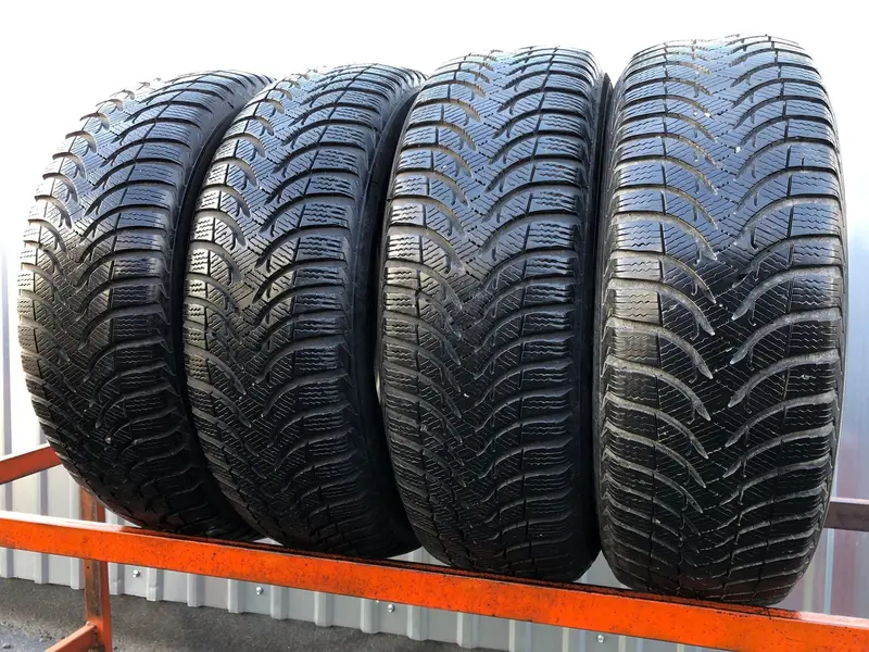 Комплект б/у шин 195/65 R15 Michelin Alpin A4