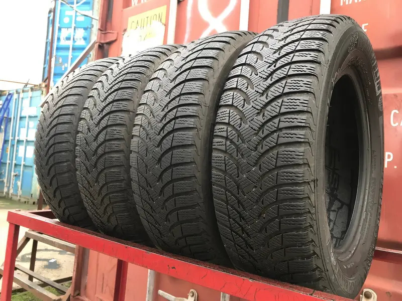 Комплект б/у шин 195/65 R15 Michelin Alpin A4, фото 1