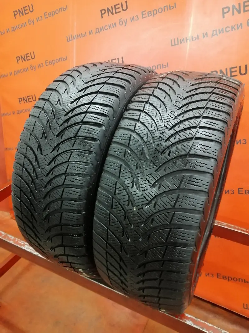 Пара б/у шин 205/45 R16 Michelin Alpin A4